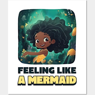 Cute Mermaid Posters and Art